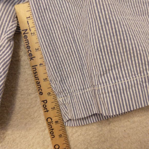 Polo Ralph Lauren shorts mens 38 blue stripe color pony stretch classic fit - Picture 9 of 10